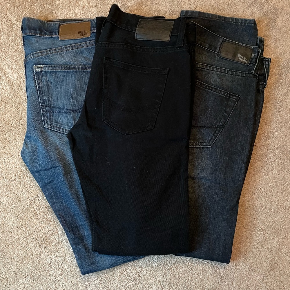 Men’s Bullhead skinny jeans